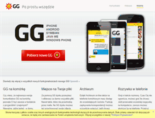 Tablet Screenshot of mobilne.gadu-gadu.pl