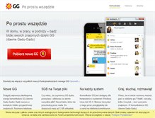 Tablet Screenshot of komunikator.gadu-gadu.pl